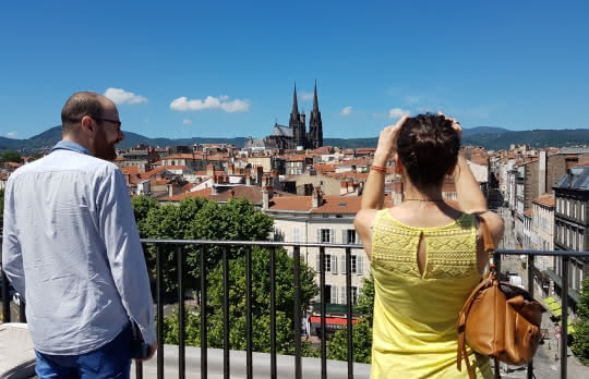 Vue panoramique de Clermont-Ferrand