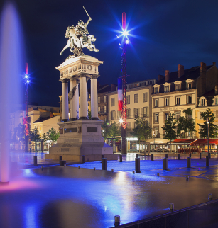 Clermont en soirée