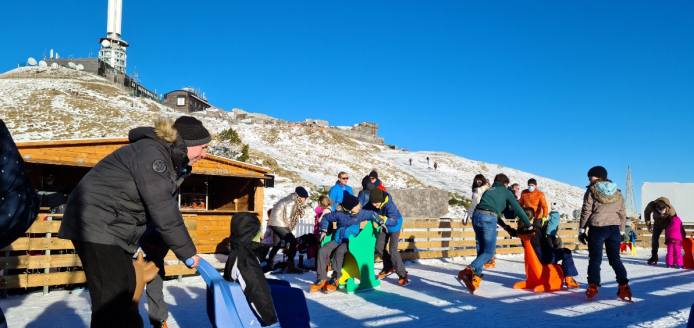 Les Hivernales au puy de Dôme