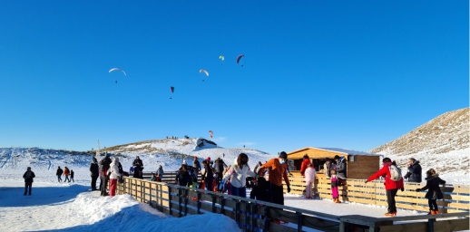 Les Hivernales au puy de Dôme