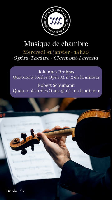 © Brahms - R.Schumann | Orchestre National d'Auvergne