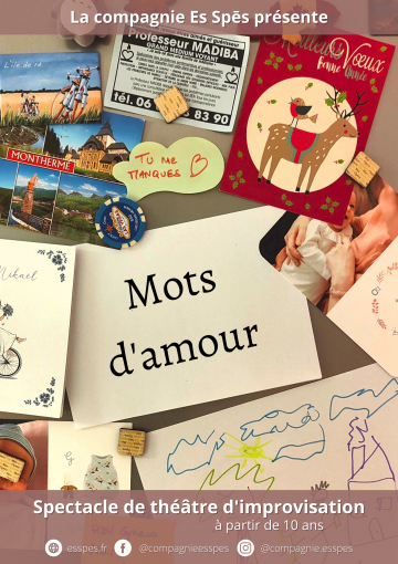 © Mots d'amour - spectacle de théâtre d'improvisation | La Petite Gaillarde