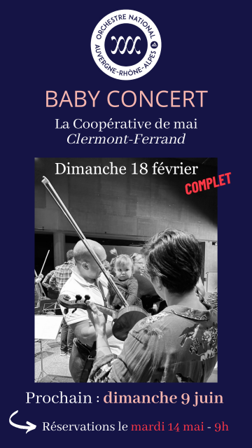 © Baby concert | Orchestre National d'Auvergne