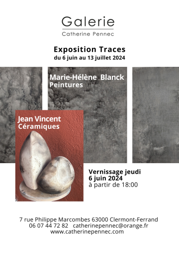 © Traces - Marie-Hélène Blanck et Jean Vincent | Galerie Catherine Pennec