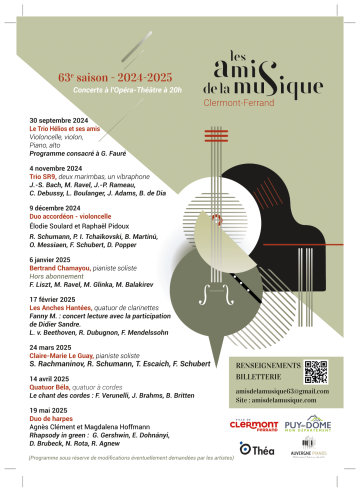 © Les Amis de la Musique : Duo accordéon - violoncelle