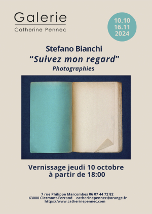 'Suivez mon regard' avec Stefano Bianchi | Galerie Catherine-Pennec