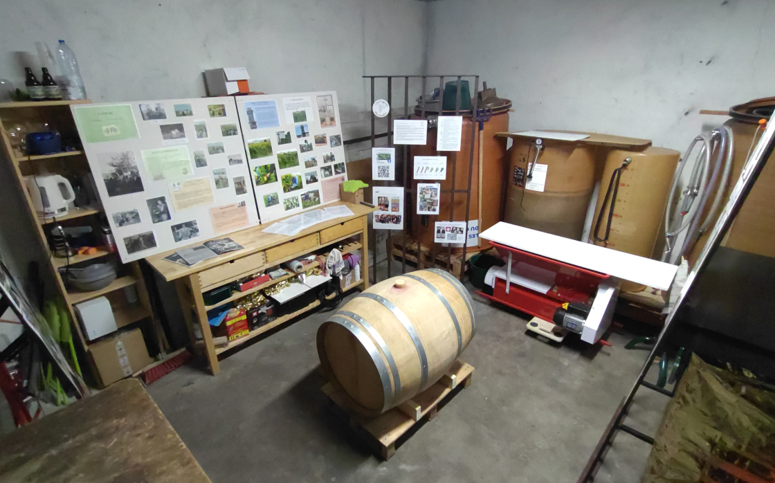 © Cuvage aux Anciennes écurie - Les Vignes du Cendre