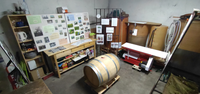 Cuvage aux Anciennes écurie - Les Vignes du Cendre