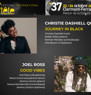 Christie Dashiell « Journey in Black » Quartet + Joel Ross « Good Vibes » | Jazz en Tête