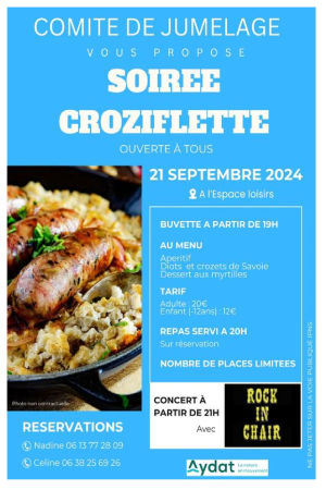 Soirée Croziflette