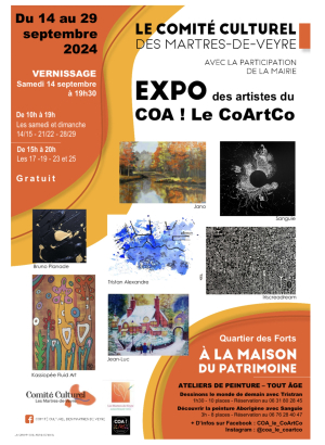 Exposition artistique COA ! Le CoArtCo