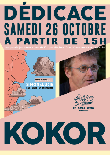 © Dédicace avec Alain Kokor | Librairie Esprit BD