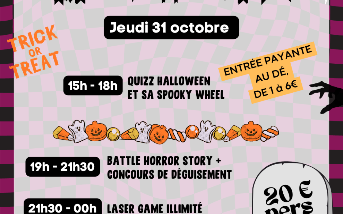 © Soirée Halloween | Battle Laser