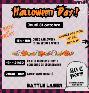 Soirée Halloween | Battle Laser