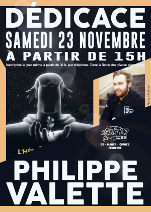 Dédicace avec Philippe Valette | Librairie Esprit BD