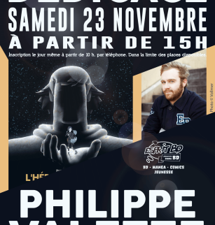 Dédicace avec Philippe Valette | Librairie Esprit BD