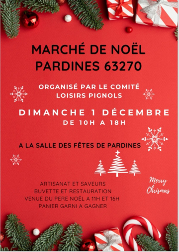 © Marché de Noel Pardines