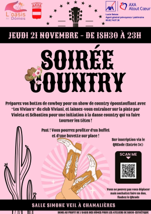 Soirée Country à Chamalières