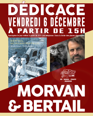 © Dédicace avec Morvan et Bertail | Librairie Esprit BD