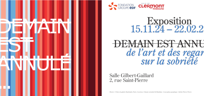 Exposition 'Demain est annulé... de l'art et des regards sur la sobriété' | Salle Gilbert-Gaillard