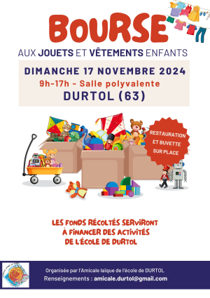 Bourse aux jouets et vêtements