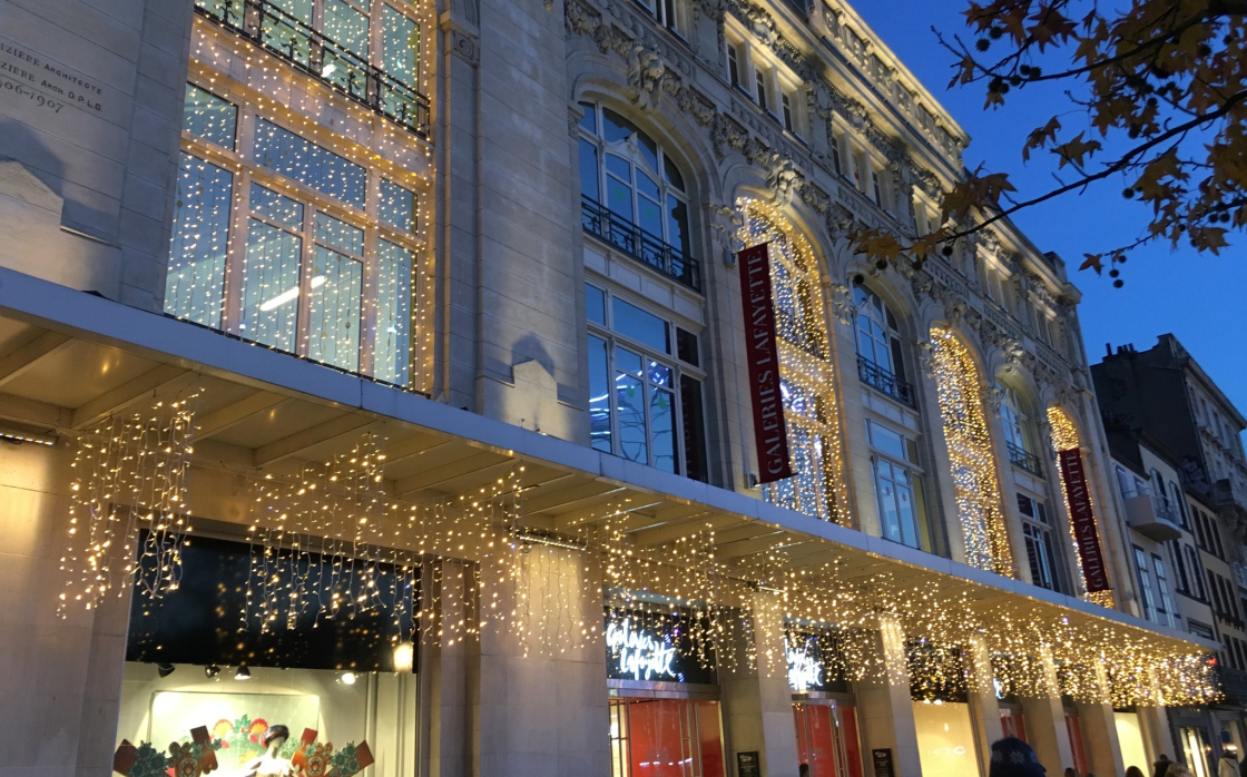 © Inauguration de Noël aux Galeries Lafayette