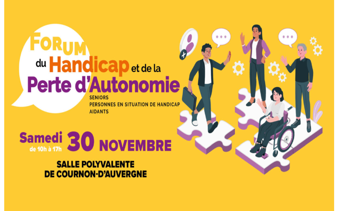 © Forum du handicap et de la perte d’autonomie | Ville de Cournon-d'Auvergne