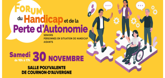 Forum du handicap et de la perte d’autonomie | Ville de Cournon-d'Auvergne