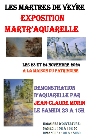 Exposition d'aquarelles