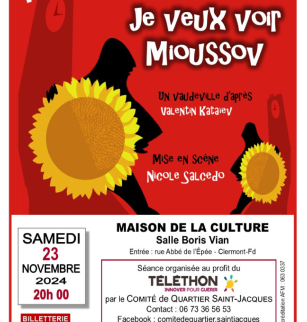 Je veux voir Mioussov : Saint-Jacques pour le Téléthon