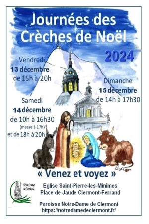 Les journées des crèches de Noël 2024