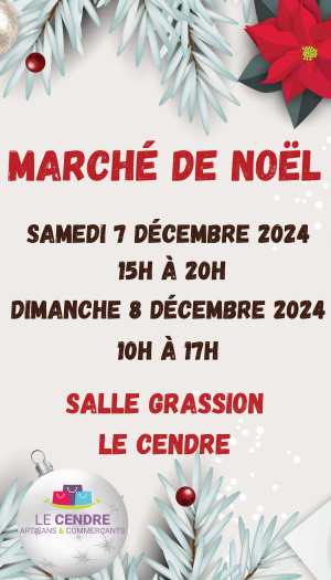 Marché de Noël des commerçants | Le Cendre