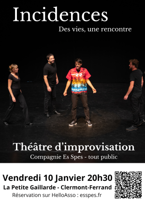 Théâtre d'improvisation : Incidences | La Petite Gaillarde