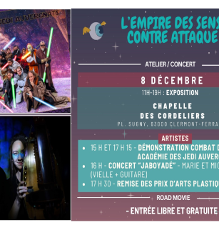 l'Empire des sens contre-attaque 5ème édition 'Art & Société' : Démonstration de combat sabre laser et concert / Exposition