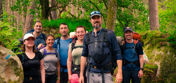 Randonnée et Bivouac en Auvergne accompagnée 4 jours