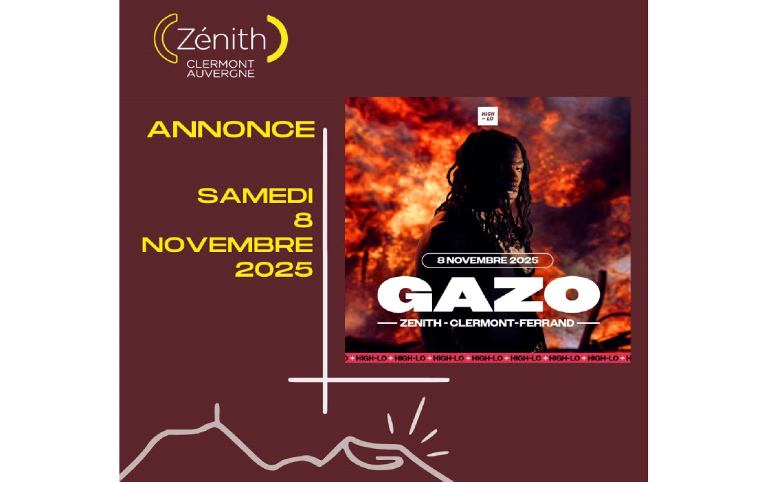 © Gazo : Apocalypse Tour | Zénith d'Auvergne