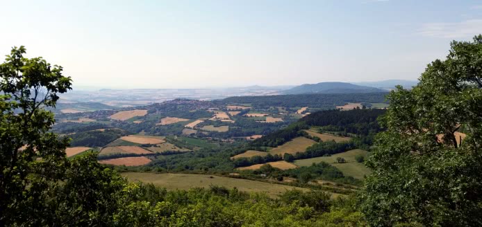 Vue depuis la Montagne de la Serre